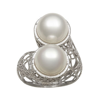 Cultured Freshwater Pearl Sterling Silver Ring