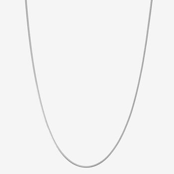 Sterling Silver 22 Inch Solid Snake Chain Necklace