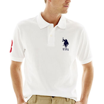 U.S. Polo Assn. Short-Sleeve Big Pony Pique Polo Shirt