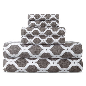 JCPenney Home™ Ogee Trellis Bath Towel Collection
