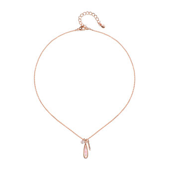 Bijoux Bar 16 Inch Rolo Pear Chain Necklace