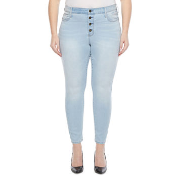 a.n.a - Plus Stretch Fabric Womens High Rise Slim Fit Jegging Jean