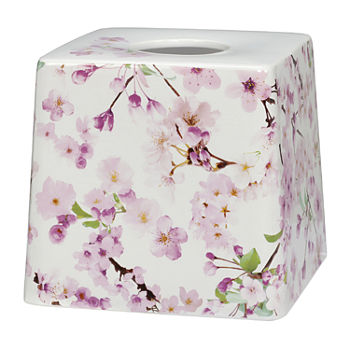 Creative Bath Cherry Blossoms Tissue Box Cover