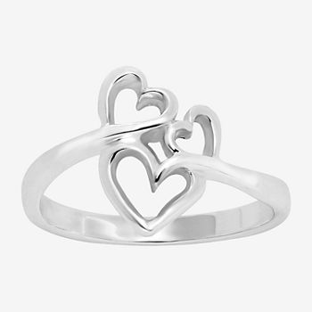 Footnotes Sterling Silver Heart Band