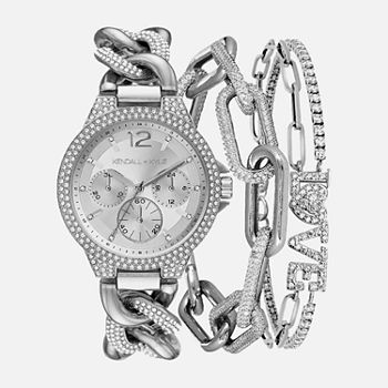 Kendall + Kylie Womens Silver Tone Bracelet Watch A0784s-40-B28