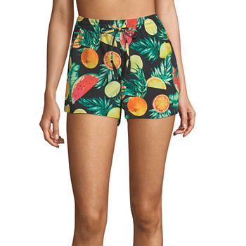 City Streets Shorts Swimsuit Cover-Up Juniors