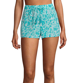 City Streets Tie Dye Shorts Swimsuit Cover-Up Juniors