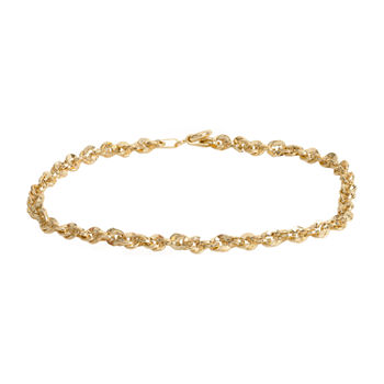 Made in Italy 14K Gold 8 Inch Link Chain Bracelet