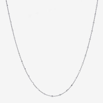 Silver Treasures Made In Italy Sterling Silver 18 Inch Cable Chain Necklace