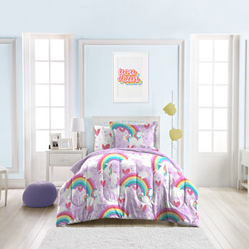 CHF Unicorn Rainbow 5-pc. Complete Bedding Set with Sheets