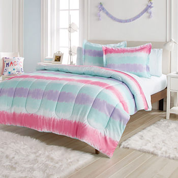 CHF Tie Dye Stripe 5-pc. Complete Bedding Set with Sheets