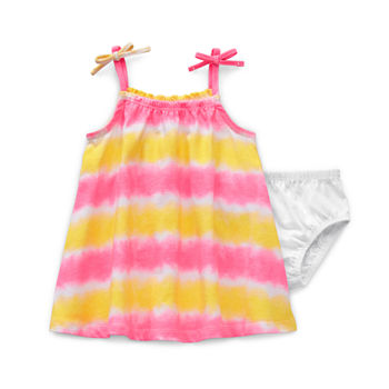Okie Dokie Baby Girls Sleeveless A-Line Dress