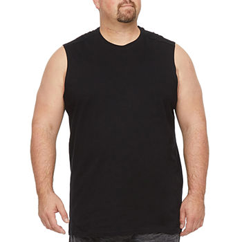 Xersion Mens Crew Neck Sleeveless Moisture Wicking Muscle T-Shirt Big and Tall