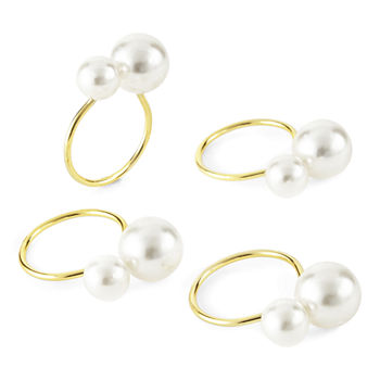 Homewear Pearl 4-pc. Napkin Ring