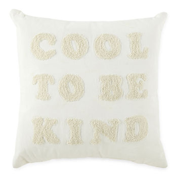 Home Expressions Cool To Be Kind Square Throw Pillow