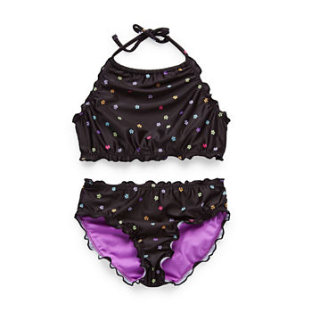 Thereabouts Little & Big Girls Floral Bikini Set
