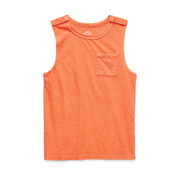 Thereabouts Little & Big Boys Round Neck Adaptive Tank Top