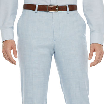 JF J.Ferrar Ultra Mens Plaid Stretch Slim Fit Suit Pants