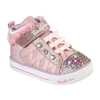Skechers Shuffle Lite Adore-A-Ball Toddler Girls Sneakers