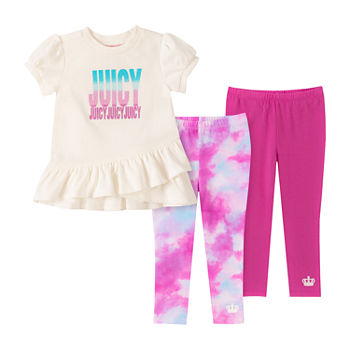 Juicy By Juicy Couture Little Girls 3-pc. Legging Set