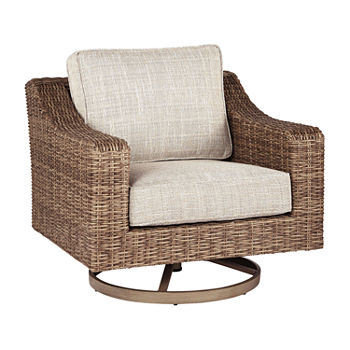 Outdoor By Ashley® Beachcroft Patio Swivel Chair