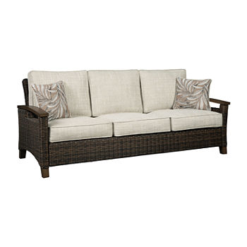 Outdoor By Ashley Paradise Trail Patio Sofa