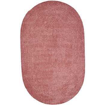Better Trends Chenille Braid Oval Rug