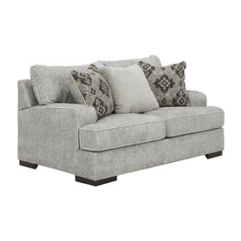 Signature Design by Ashley Melville Collection Track-Arm Loveseat