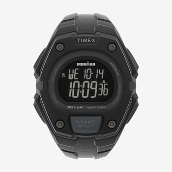 Timex Mens Black Strap Watch Tw5m48600jt