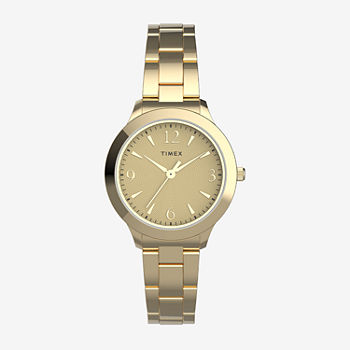 Timex Womens Gold Tone Stainless Steel Bracelet Watch Tw2v36000ji