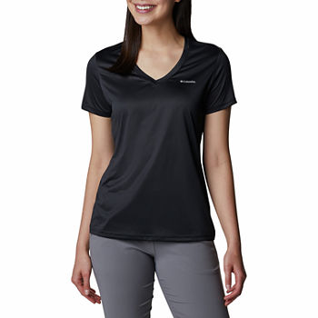 Columbia Sportswear Co. Womens V Neck Short Sleeve T-Shirt