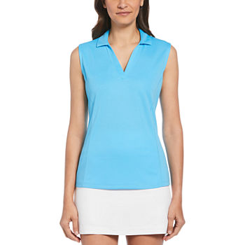 PGA TOUR Womens Sleeveless Polo Shirt