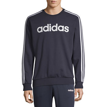 adidas Mens Crew Neck Long Sleeve Sweatshirt -Athletic