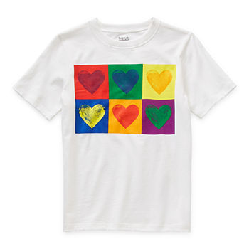 Hope & Wonder Kids Unisex Crew Neck Short Sleeve Graphic T-Shirt