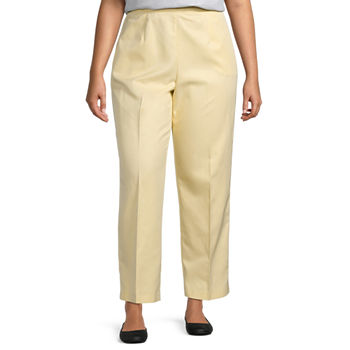 Alfred Dunner Chapel Hill Womens Straight Pull-On Pants