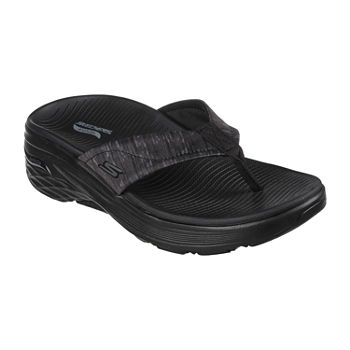 Skechers Womens Max Cushioning Arch Fit Prime Wedge Sandals