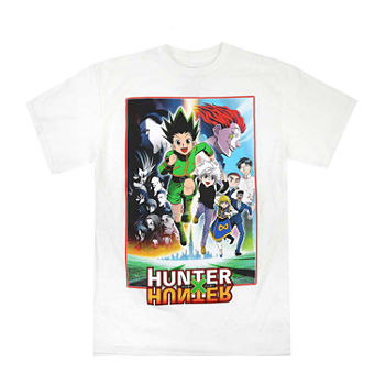 Hunter X Hunter Mens Crew Neck Short Sleeve Classic Fit Anime Graphic T-Shirt
