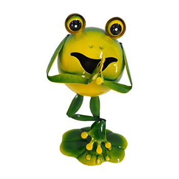 10.5" Yoga Iron Frog Yard Stake
