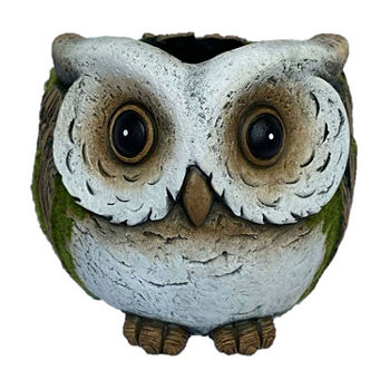 8" Owl Flower Pot