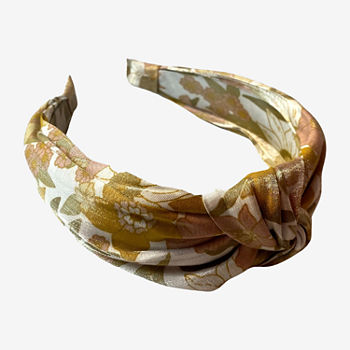 a.n.a Floral Beige Knotted Headband
