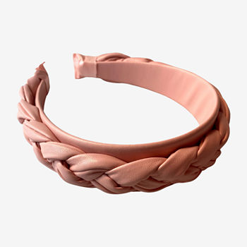 a.n.a Faux Leather Rose Pink Braided Headband