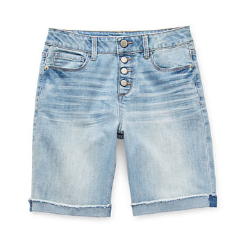 Thereabouts Little & Big Girls Adaptive Stretch Denim Short