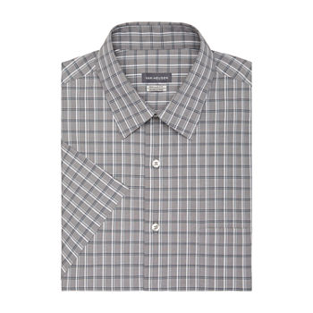 Van Heusen® Short-Sleeve Poplin Dress Shirt