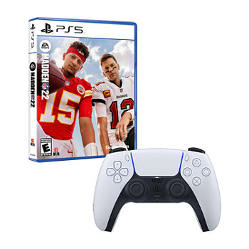 PS5 DualSense Controller with Madden NFL 22 Game