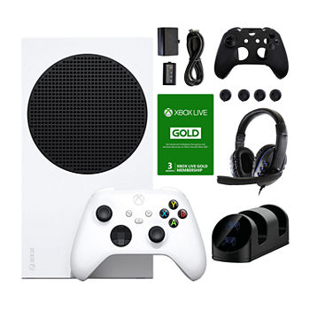 Xbox Series S 512 GB All-Digital Console with Accessories Kit and 3 Month Live Membership Voucher