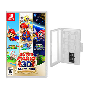 Super Mario 3D All Stars and Game Caddy for the Nintendo Switch