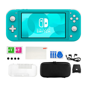 Nintendo Switch Lite in Turquoise with Accessory Kit