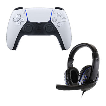 PS5 DulalSense Controller with Universal Headset