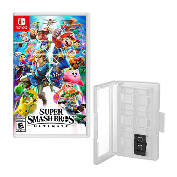 Super Smash Bros for Nintendo Switch With Hard Shell 12 Game Caddy