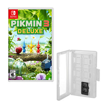 Pickmin 3 for Nintendo Switch With Hard Shell 12 Game Caddy